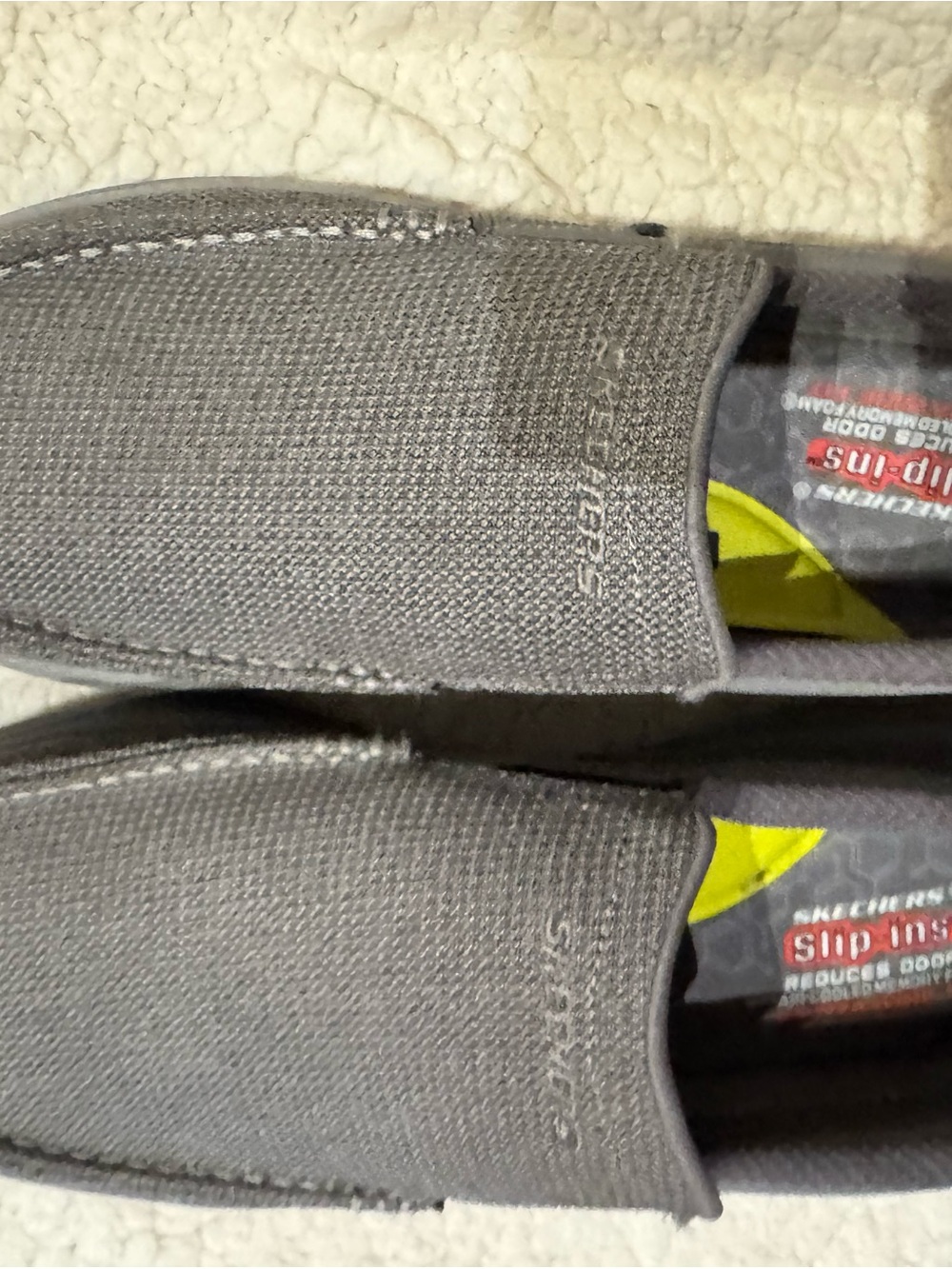 Skechers Men's Charcoal Slip-On Casual Loafers - Picture 3 of 10
